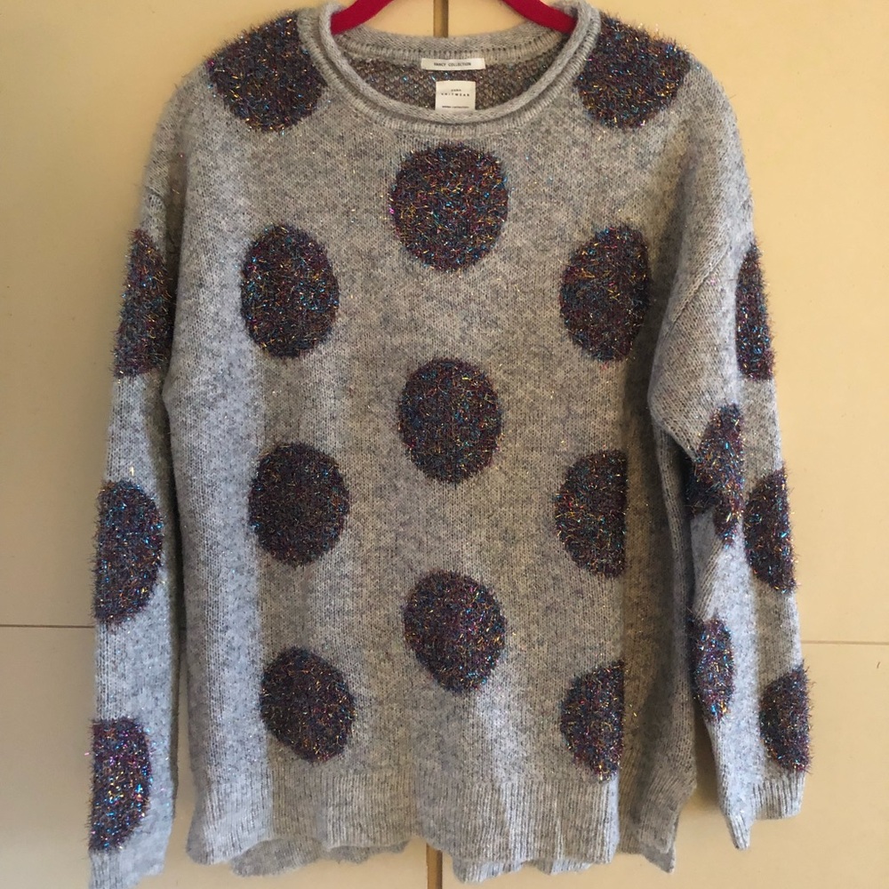 Zara Kids polka dot foil sweater